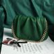 Women Fashion Solid Color Leather Crossbody Chain Leather Bag