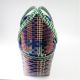 Handwoven Colorful Carrying Basket with Handle