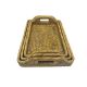 Rattan 3 in 1 Set Tray with Handles
