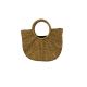 Handmade Water Hyacinth Bag with round handle